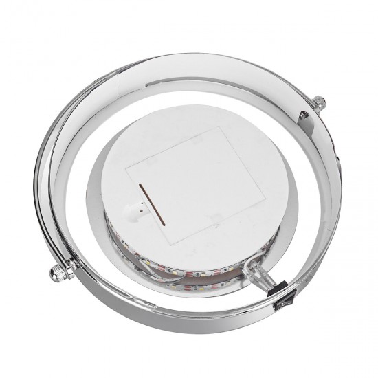 7 Inch Folding Telescopic Bathroom Makeup Mirrors With LED Wall Mounted 3x Magnifying 7 Inch Folding Telescopic Bathroom Makeup Mirrors With LED Wall Mounted 3x Magnifying