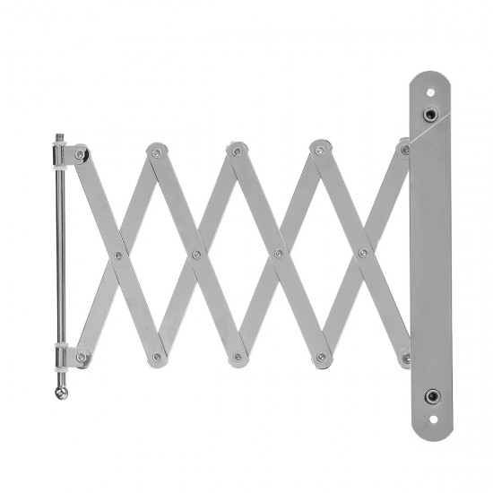 7 Inch Folding Telescopic Bathroom Makeup Mirrors With LED Wall Mounted 3x Magnifying 7 Inch Folding Telescopic Bathroom Makeup Mirrors With LED Wall Mounted 3x Magnifying