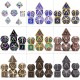 7 Pcs/Set Alloy Metal Dice Set Playing Game Poker Card Dungeons Dragons Party Board Game Toy