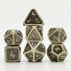 7 Pcs/Set Metal Dice Set Role Playing Dragons Table Game With Cloth Bag Bar Party Game Dice 7 Pcs/Set Metal Dice Set Role Playing Dragons Table Game With Cloth Bag Bar Party Game Dice