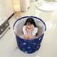 70x20x8cm PVC Adult Baby Portable Folding Bathtub Water Tub Bucket Outdoor Room Spa Bath