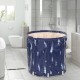 70x70cm PVC Folding Bathtub Portable Foldable Water Tub Place Room Adult Spa Bath Tub
