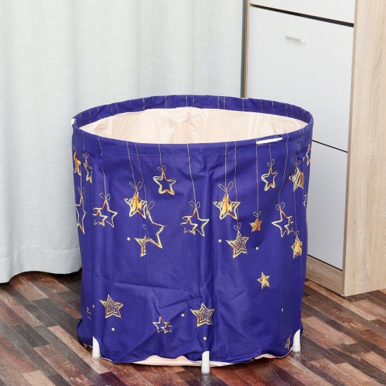 70x70cm Starry Sky Bathtub Water Tub Folding Indoor Outdoor Portable Spa Bath Bucket 70x70cm Starry Sky Bathtub Water Tub Folding Indoor Outdoor Portable Spa Bath Bucket