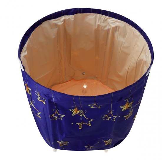 70x70cm Starry Sky Bathtub Water Tub Folding Indoor Outdoor Portable Spa Bath Bucket 70x70cm Starry Sky Bathtub Water Tub Folding Indoor Outdoor Portable Spa Bath Bucket