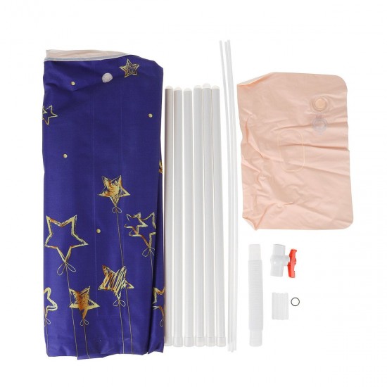 70x70cm Starry Sky Bathtub Water Tub Folding Indoor Outdoor Portable Spa Bath Bucket 70x70cm Starry Sky Bathtub Water Tub Folding Indoor Outdoor Portable Spa Bath Bucket