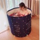 70x70cm/80x80cm Adult Portable Bathtub Inflatable Bath Tub PVC Folding PVC Home Spa Xmas Gift