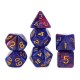 7/19Pcs/Set Dice Fillet Square Triangle Dice Mold Dice Digital Game Silicone Mould