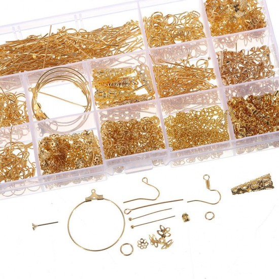 720pcs/Set Jewelry Making Kit DIY Earring Findings Hook Pins Mixed Handcraft Accessories 720pcs/Set Jewelry Making Kit DIY Earring Findings Hook Pins Mixed Handcraft Accessories