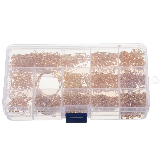 720pcs/Set Jewelry Making Kit DIY Earring Findings Hook Pins Mixed Handcraft Accessories 720pcs/Set Jewelry Making Kit DIY Earring Findings Hook Pins Mixed Handcraft Accessories
