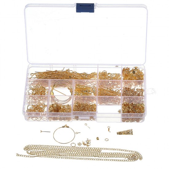 720pcs/Set Jewelry Making Kit DIY Earring Findings Hook Pins Mixed Handcraft Accessories 720pcs/Set Jewelry Making Kit DIY Earring Findings Hook Pins Mixed Handcraft Accessories