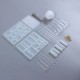77PCS DIY Bracelet Pendant Epoxy Mold Set Jewelry Pendant Mould Craft 77PCS DIY Bracelet Pendant Epoxy Mold Set Jewelry Pendant Mould Craft