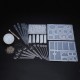 77Pcs/Set Crystal Epoxy Resin Silicone Pendant Casting Mould Kit Transparent Jewelry Making Mold Spoons Cups Sticks for DIY Crafting Decorations 77Pcs/Set Crystal Epoxy Resin Silicone Pendant Casting Mould Kit Transparent Jewelry Making Mold Spoons Cups Sticks for DIY Crafting Decorations