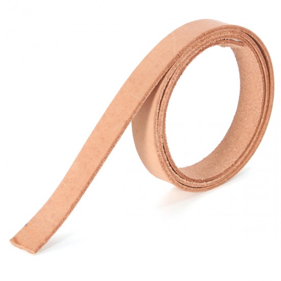 80cm DIY Vegetable Tanned Natural Belt Cowhide Blank Leather Strip Strap 15mm Width 80cm DIY Vegetable Tanned Natural Belt Cowhide Blank Leather Strip Strap 15mm Width
