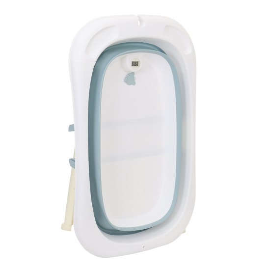 82cm/32.3in Portable Foldable Baby Infant Bathtub Shower Bath Tub / Thermometer