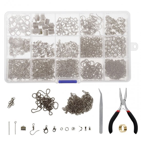 870pcs Gold/Silver/Bronze Repair Metal Tools DIY Craft Supplies Jewelry Making 870pcs Gold/Silver/Bronze Repair Metal Tools DIY Craft Supplies Jewelry Making