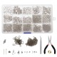 870pcs Gold/Silver/Bronze Repair Metal Tools DIY Craft Supplies Jewelry Making 870pcs Gold/Silver/Bronze Repair Metal Tools DIY Craft Supplies Jewelry Making