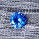 8mm 3.25ct Sea Blue Sapphire Round Faceted Cut Shape AAAAA VVS Loose Gemstone Decorations