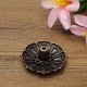 9 Holes Alloy Lotus Flower Incense Burner Holder Plate For Stick Cone Incense
