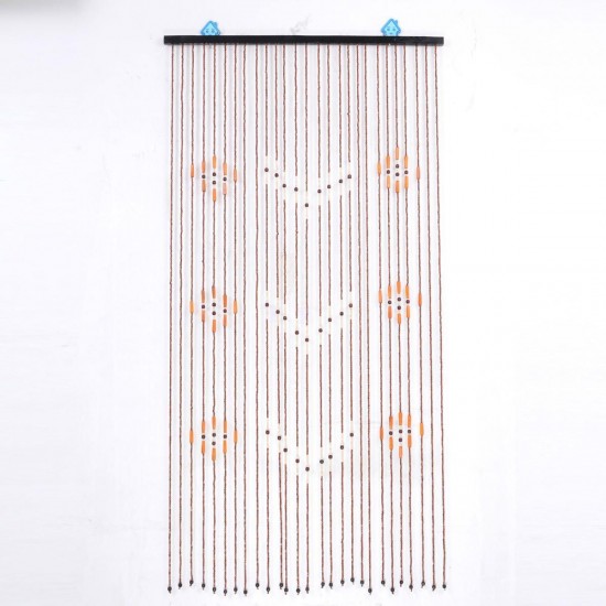90x175cm Blossoms Beaded Door Curtains Blind Fly Screen Wooden Curtains 90x175cm Blossoms Beaded Door Curtains Blind Fly Screen Wooden Curtains