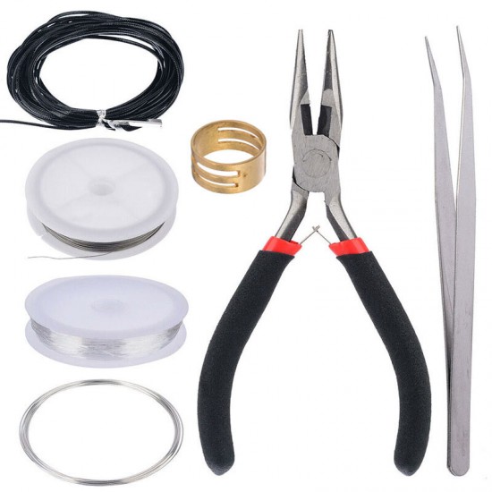 912pcs Earring Jewellery Making Wire Findings Pliers Starter Tool Necklace Repair