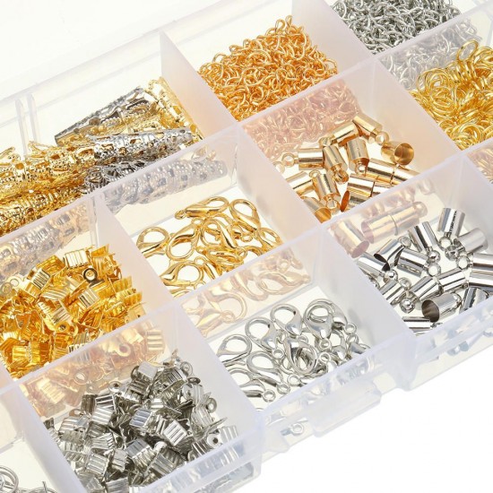 960pcs/Set Jewelry Making Kit DIY Earring Findings Hook Pins Mixed Handcraft Accessories
