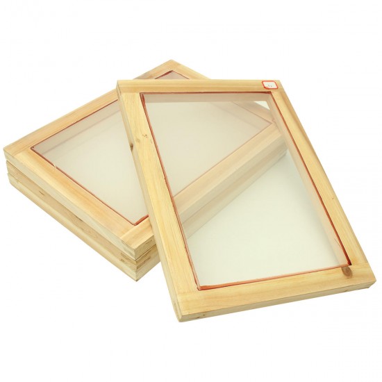 A4 Size Screen Printing Frames Fittings 32T/43T/55T/77T Mesh Count Screenprinting