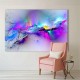 Abstract Clouds Colorful Canvas Painting Modern Wall Pictures For Living Room Home Decor Paper