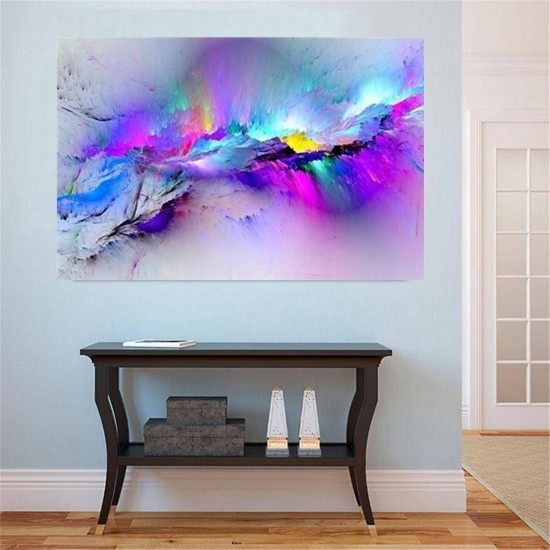 Abstract Clouds Colorful Canvas Painting Modern Wall Pictures For Living Room Home Decor Paper