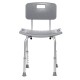 Adjustable Medical Elderly Bath Shower Chair Bathtub Bench Stool Aid Seat 158kg