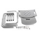 Adjustable Medical Elderly Bath Shower Chair Bathtub Bench Stool Aid Seat 158kg