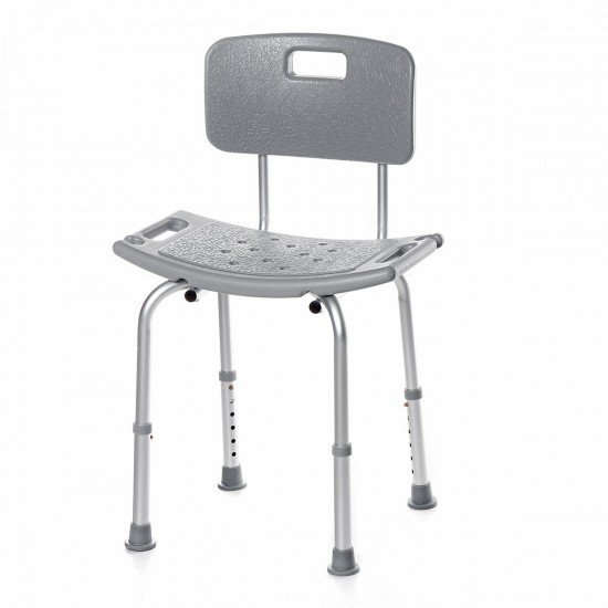 Adjustable Medical Elderly Bath Shower Chair Bathtub Bench Stool Aid Seat 158kg