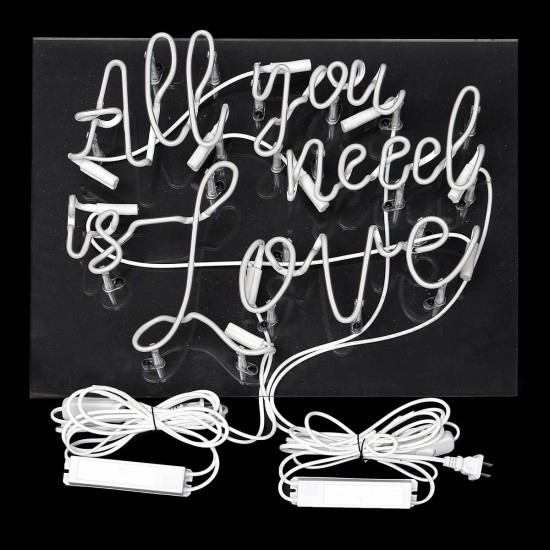 All You Need Is Love Neon Sign For Bedroom Wall Decor Artwork With Dimmer Decorations All You Need Is Love Neon Sign For Bedroom Wall Decor Artwork With Dimmer Decorations