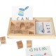 Alphabet Building Block Toys Cardboard Puzzle Kid English Early Learning Card