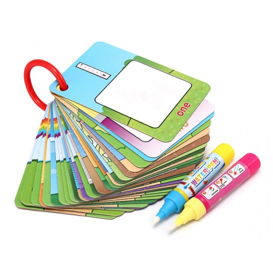 Alphabet/Number Kids Magic Water Drawing Flash Card Kids Preschool Education Learning Picture Science Toy Alphabet/Number Kids Magic Water Drawing Flash Card Kids Preschool Education Learning Picture Science Toy