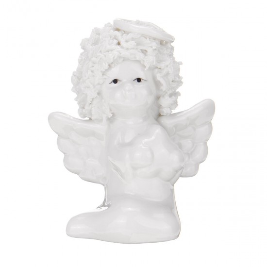 Angel Ceramic Backflow Incense Burner Smoke Cones Holder Sticks Censer Clay