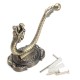 Antique Brass Dragon Style Bathroom Towel Hanger Holder Coat Hat Hook Wall Mount