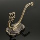 Antique Brass Dragon Style Bathroom Towel Hanger Holder Coat Hat Hook Wall Mount