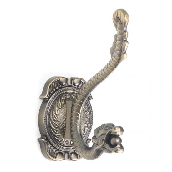 Antique Brass Dragon Style Bathroom Towel Hanger Holder Coat Hat Hook Wall Mount Antique Brass Dragon Style Bathroom Towel Hanger Holder Coat Hat Hook Wall Mount
