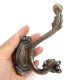 Antique Brass Dragon Style Bathroom Towel Hanger Holder Coat Hat Hook Wall Mount Antique Brass Dragon Style Bathroom Towel Hanger Holder Coat Hat Hook Wall Mount