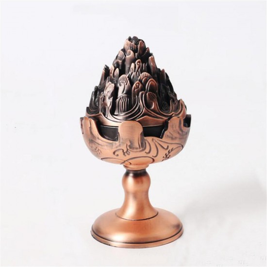 Antique Incense Coil Burner Holder Alloy Home furnishing Creative Fumigating Furnace Buddhist Censer Antique Incense Coil Burner Holder Alloy Home furnishing Creative Fumigating Furnace Buddhist Censer