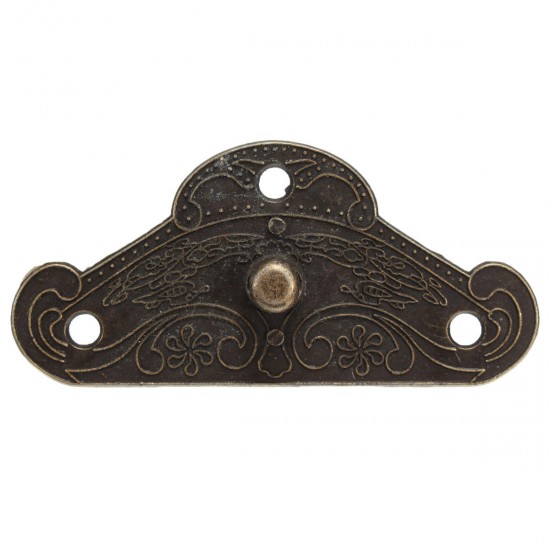 Antique Retro Decorative Latch Vintage Wooden Jewelry Box Drawer Hasp Pad Chest Lock 4 Sizes Antique Retro Decorative Latch Vintage Wooden Jewelry Box Drawer Hasp Pad Chest Lock 4 Sizes