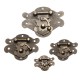 Antique Retro Decorative Latch Vintage Wooden Jewelry Box Drawer Hasp Pad Chest Lock 4 Sizes Antique Retro Decorative Latch Vintage Wooden Jewelry Box Drawer Hasp Pad Chest Lock 4 Sizes