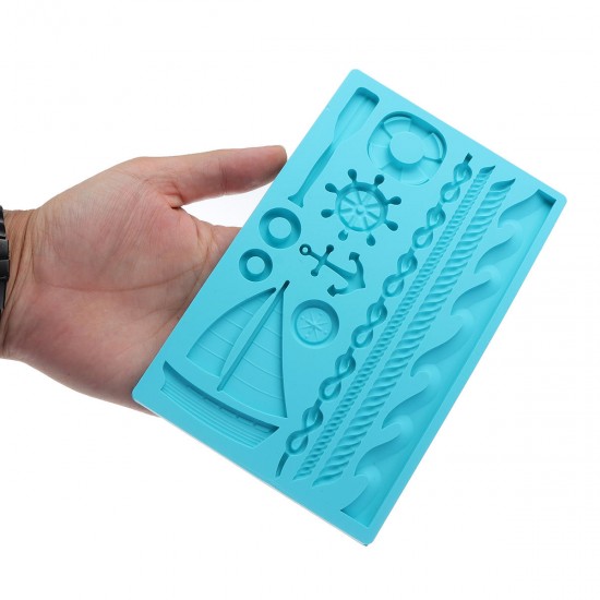 Ocean Theme Oars Helmsman Silicone Sailboat Mold Cake Mould Decorating Tools Ocean Theme Oars Helmsman Silicone Sailboat Mold Cake Mould Decorating Tools