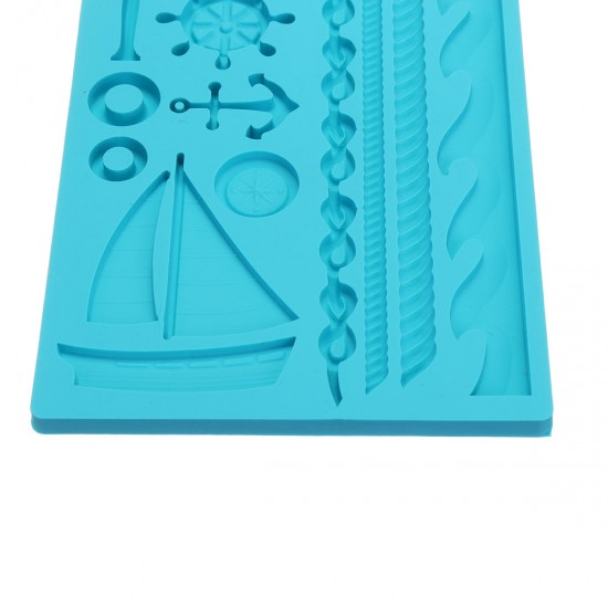 Ocean Theme Oars Helmsman Silicone Sailboat Mold Cake Mould Decorating Tools Ocean Theme Oars Helmsman Silicone Sailboat Mold Cake Mould Decorating Tools