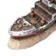 Aquarium Ship Ornament Wreck Boat Fish Tank Cave Resin Decoration 27x5.2x9.5cm Aquarium Ship Ornament Wreck Boat Fish Tank Cave Resin Decoration 27x5.2x9.5cm