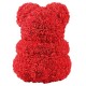 Artificial Flowers Rose Bear Plastic Foam Rose Teddy Bear Valentines Day Gift Birthday Party Decorations