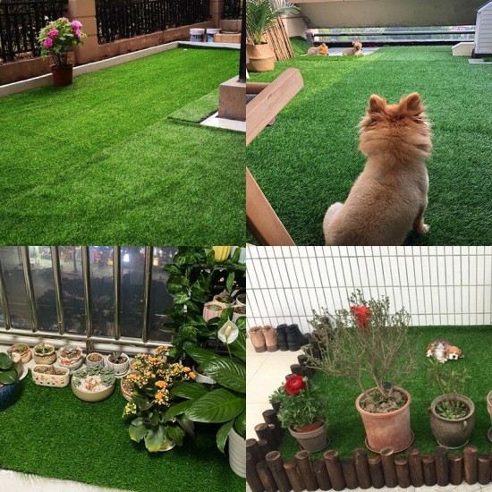 Artificial Grass Turf Lawn Grass Mat Thick Synthetic Turf Indoor Outdoor Decor