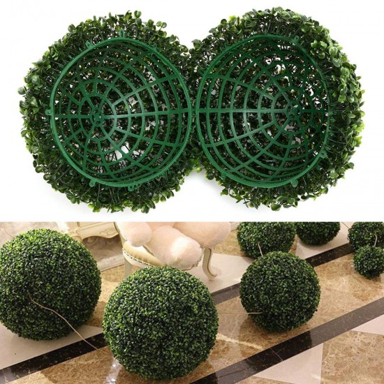Artificial Green Grass Ball Topiary Hanging Garland Home Yard Wedding Decorations Artificial Green Grass Ball Topiary Hanging Garland Home Yard Wedding Decorations