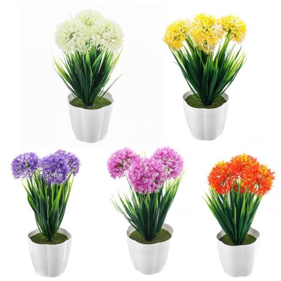Artificial Green Leaf Plants Hydrangea Plastic Pot Home Garden Decor Artificial Green Leaf Plants Hydrangea Plastic Pot Home Garden Decor