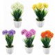 Artificial Green Leaf Plants Hydrangea Plastic Pot Home Garden Decor Artificial Green Leaf Plants Hydrangea Plastic Pot Home Garden Decor